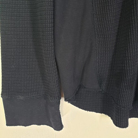 Vince Thermal Long Sleeve Crew Neck T-Shirt Men's XL Dark Navy Blue Top - Picture 4 of 9